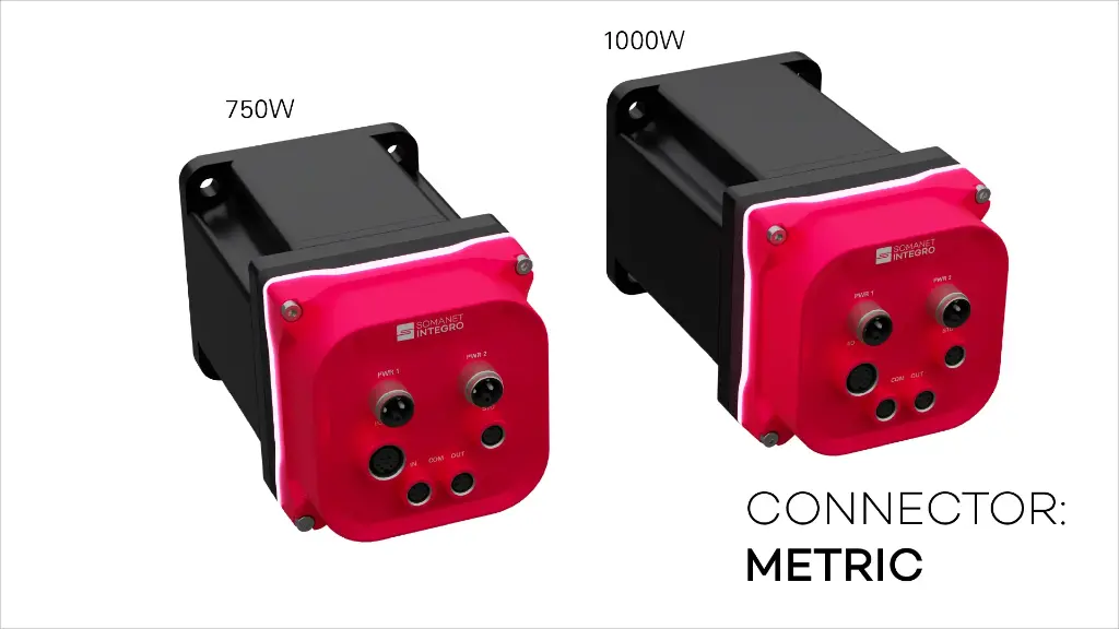 Synapticon Actilink-SC Integro 8 (750W (48VDC, 2.4Nm, 3000RPM), Metric, No brake, No Multiturn)